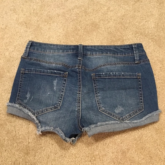 Mudd Flx Stretch Low Rise Denim Shorts - Picture 4 of 7